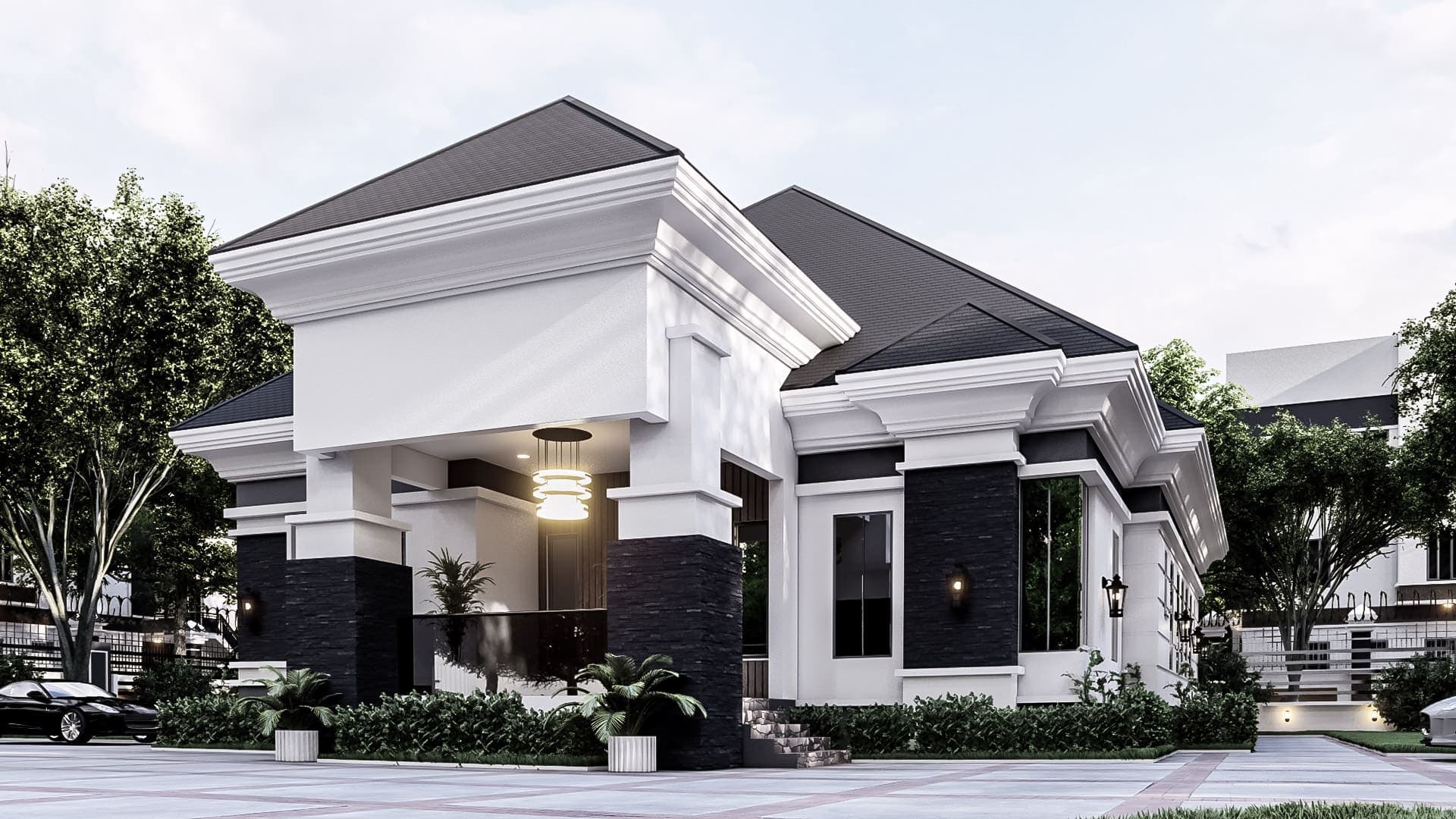 Contemporary 4-Bedroom Luxury Bungalow with Spacious Living Areas, Guest Suite & Dual Sit-Outs-5