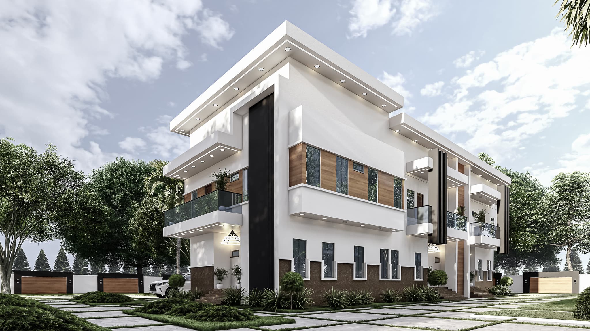 Three-Unit 3-Bedroom Duplex Development with Spacious Living Areas, Private Balconies & Modern Family Spaces-2