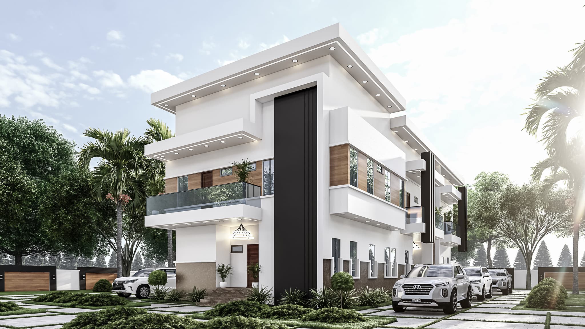 Three-Unit 3-Bedroom Duplex Development with Spacious Living Areas, Private Balconies & Modern Family Spaces-7
