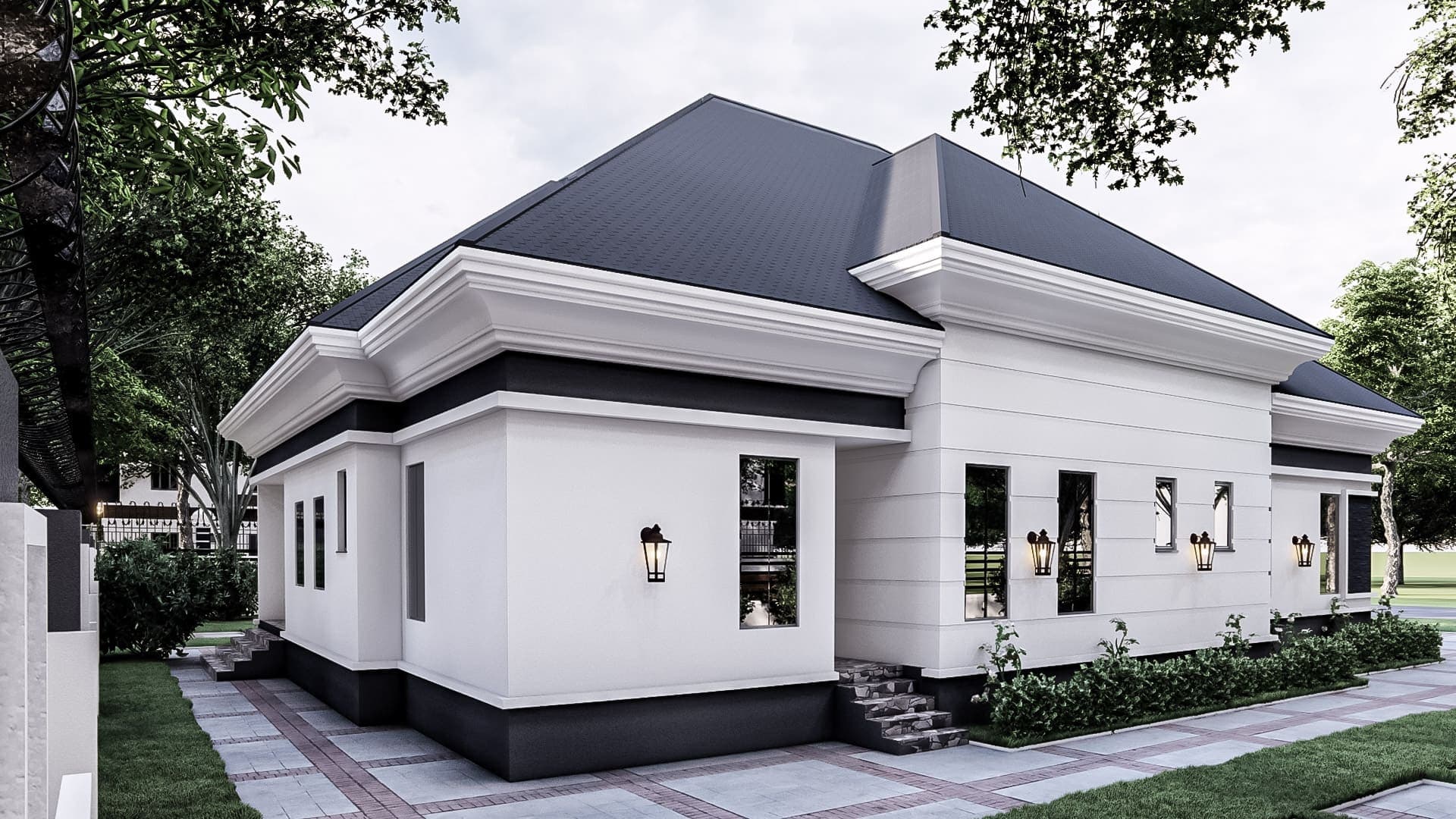 Contemporary 4-Bedroom Luxury Bungalow with Spacious Living Areas, Guest Suite & Dual Sit-Outs-3