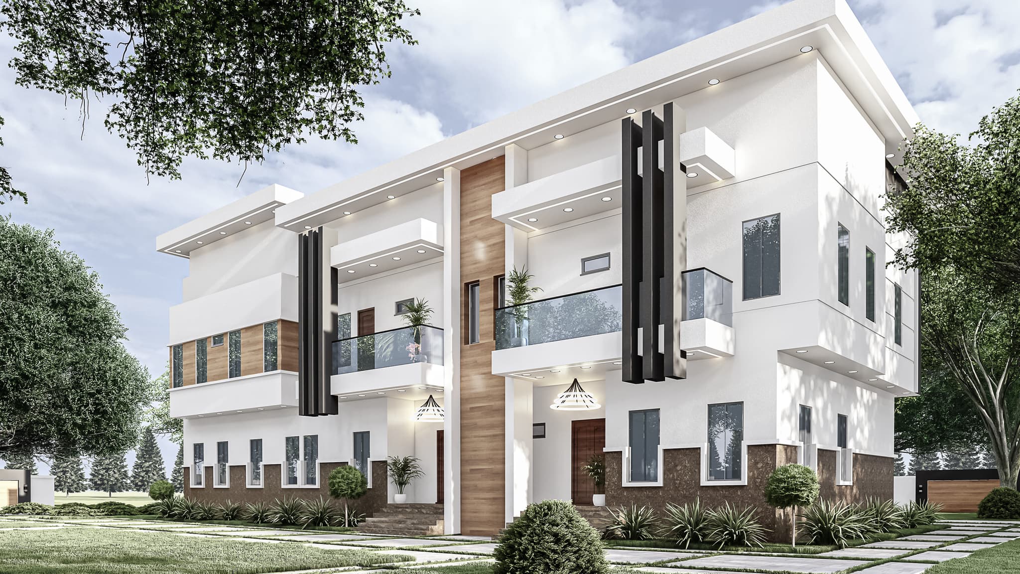 Three-Unit 3-Bedroom Duplex Development with Spacious Living Areas, Private Balconies & Modern Family Spaces-3