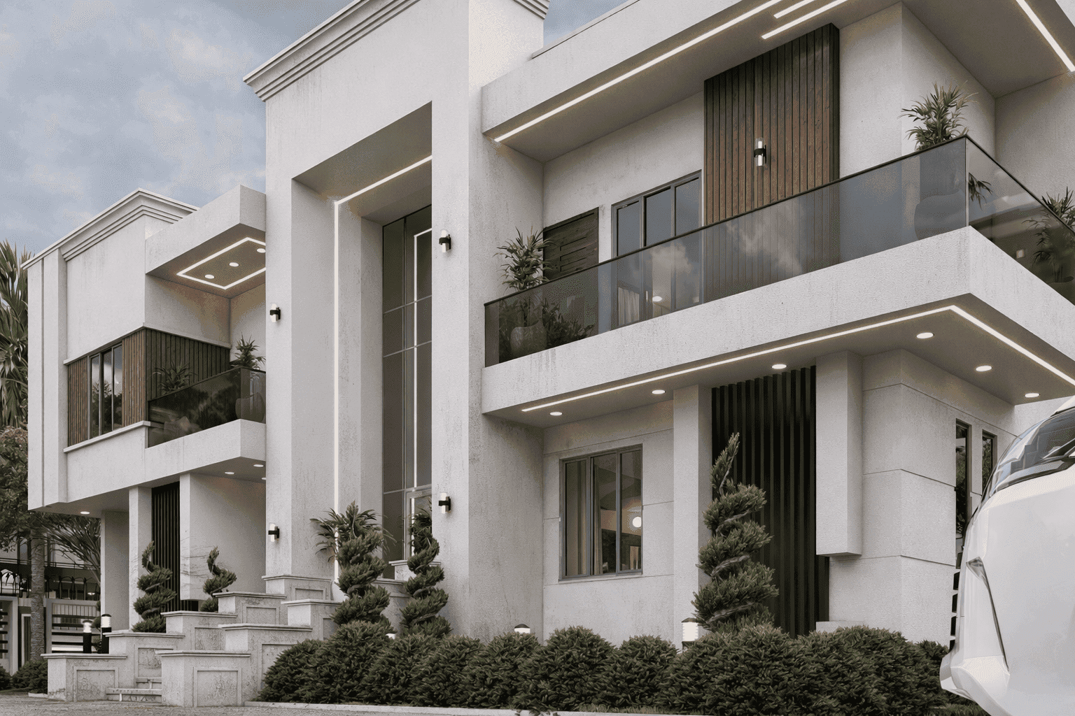 Contemporary 4-Bedroom Luxury Duplex with Open-Concept Living, Double-Volume Lounge & Front Sit-Out-3