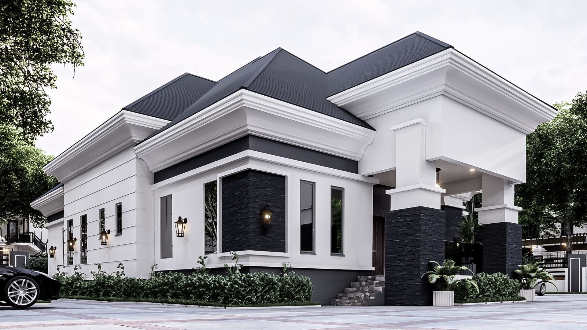 Contemporary 4-Bedroom Luxury Bungalow with Spacious Living Areas, Guest Suite & Dual Sit-Outs-4