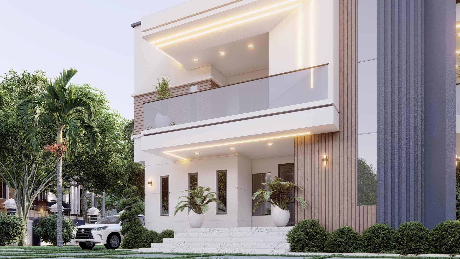 Modern 6-Bedroom Luxury Duplex with Spacious Lounge, Family Balcony & Dual Premium Suites-3