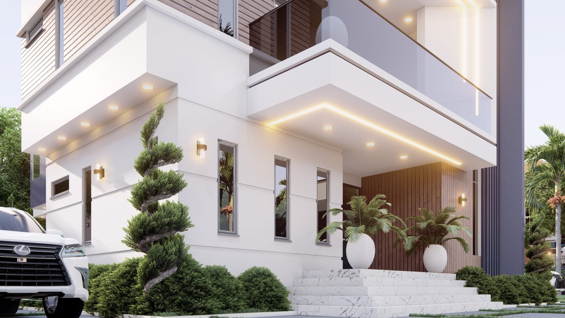 Modern 6-Bedroom Luxury Duplex with Spacious Lounge, Family Balcony & Dual Premium Suites-5