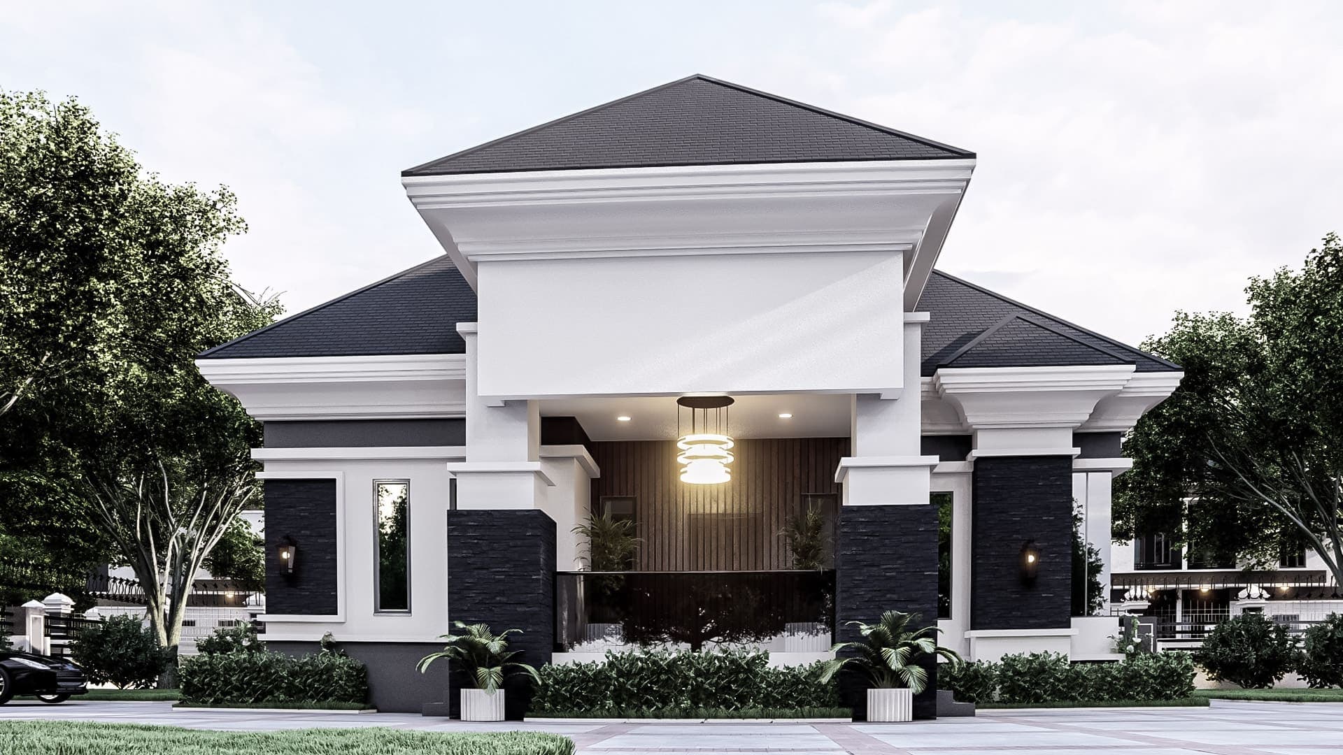 Contemporary 4-Bedroom Luxury Bungalow with Spacious Living Areas, Guest Suite & Dual Sit-Outs-1