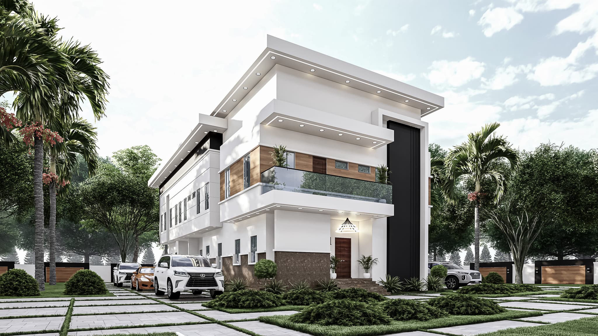 Three-Unit 3-Bedroom Duplex Development with Spacious Living Areas, Private Balconies & Modern Family Spaces-5