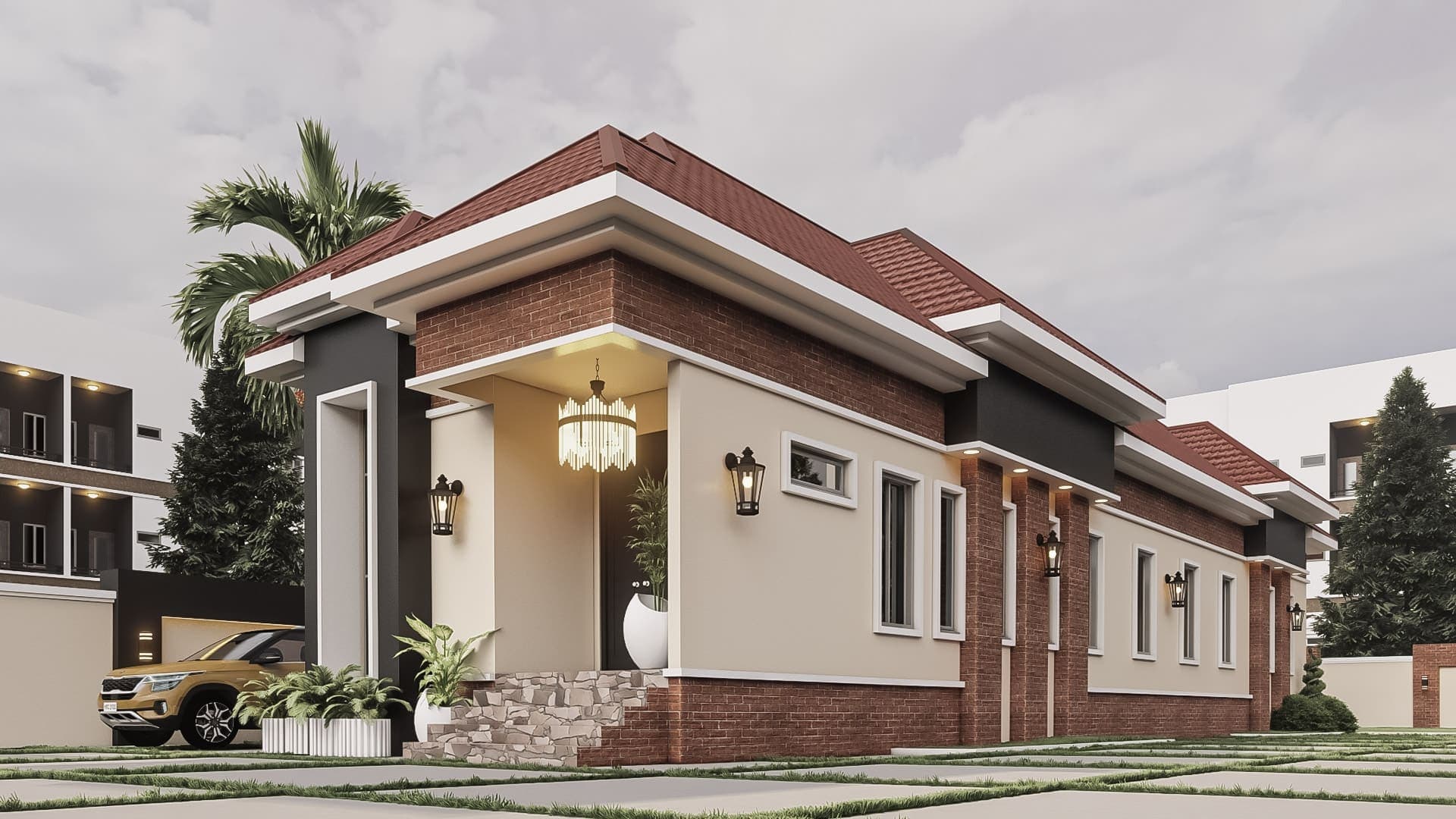 Contemporary 4-Bedroom All-Ensuite Bungalow with Spacious Lounge & Private Guest Suite-2