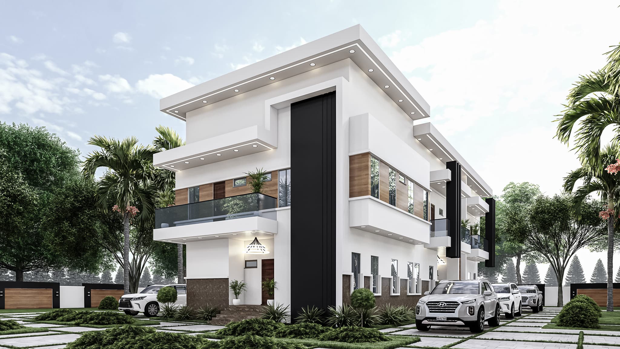 Three-Unit 3-Bedroom Duplex Development with Spacious Living Areas, Private Balconies & Modern Family Spaces-6