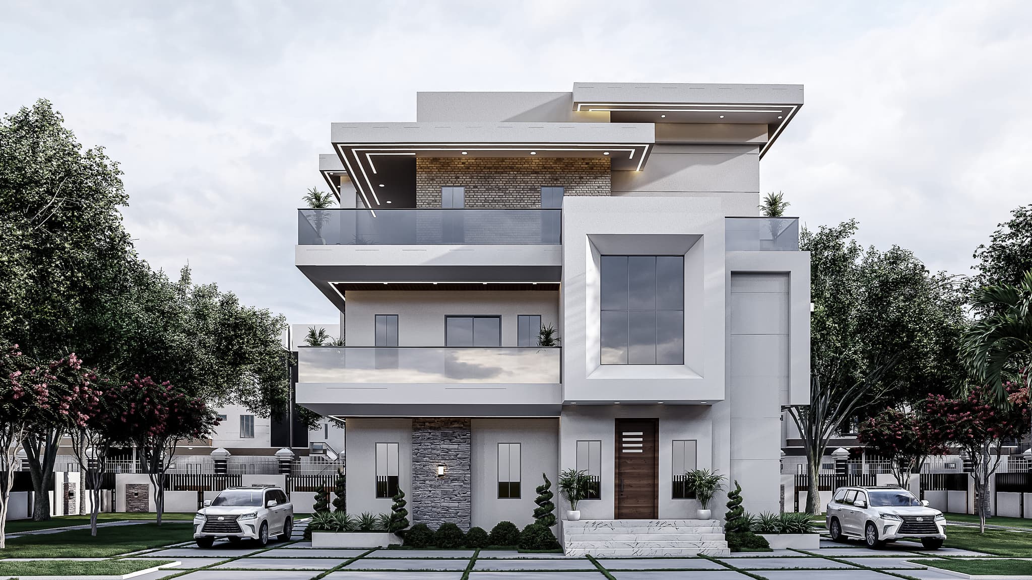 Luxury 7-Bedroom Duplex – Triple Lounge, Grand Master Suite & Multiple Sit-Outs-1