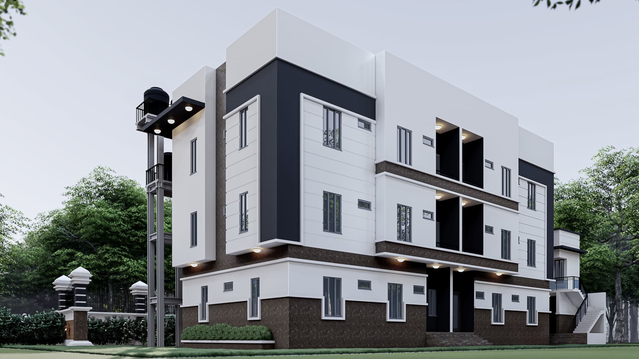 Spacious 6-Unit 2-Bedroom Block of Flats with Modern Design-4