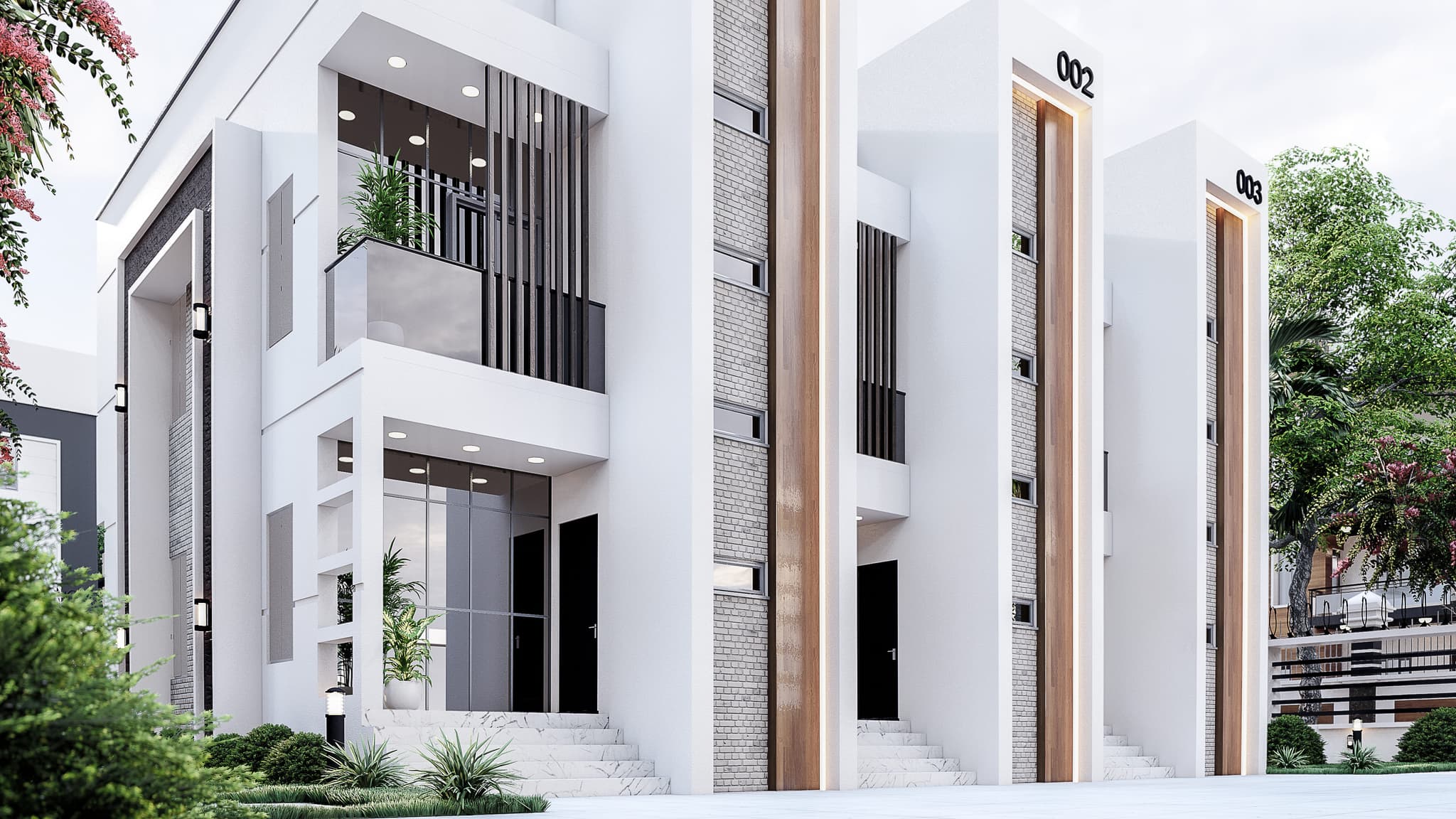 Contemporary Three-Unit 2-Bedroom Duplex – Ideal for Estate or Rental Use-2