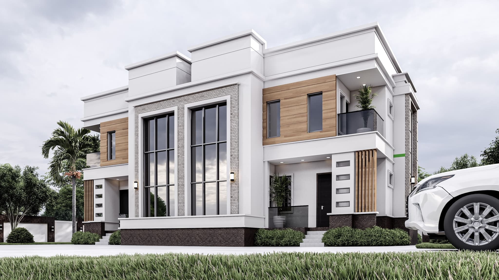 Twin 4-Bedroom Apartment Duplex – Modern Family Living with Dual Elegance & Comfort-2