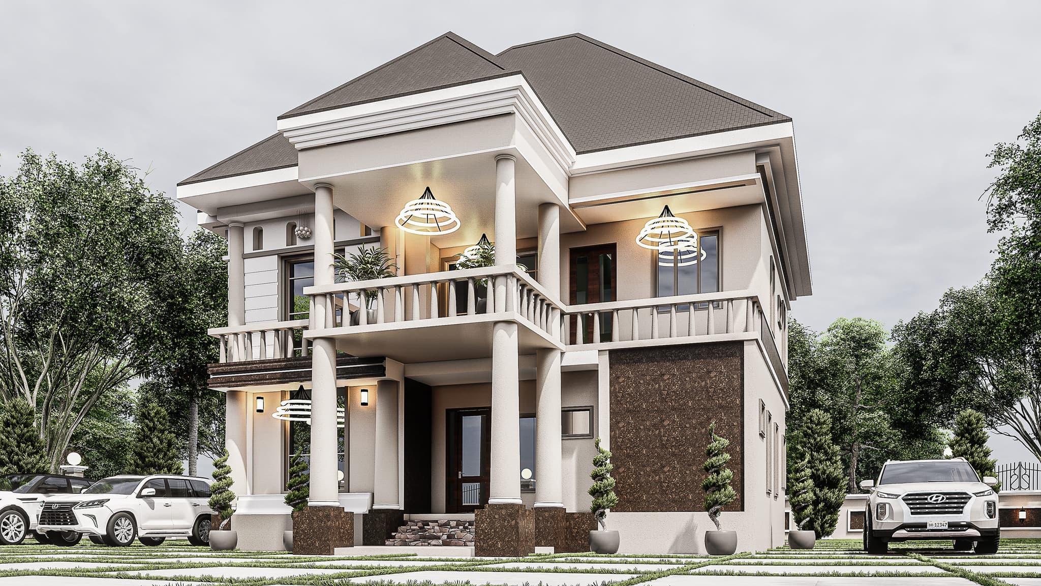 Elegant 4-Bedroom Duplex with Open-View Living Room & Spacious Master Suite-3