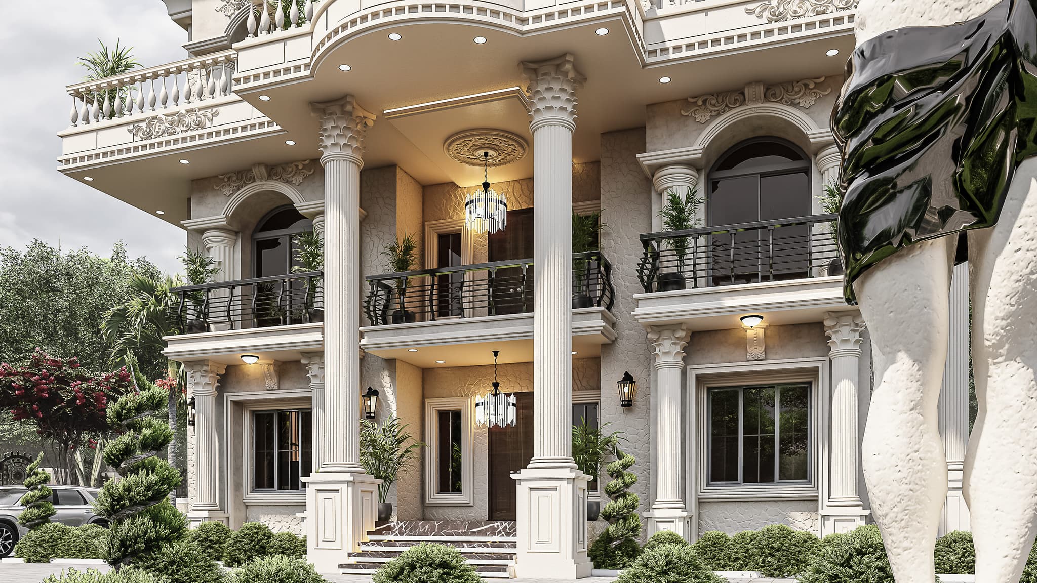 Luxury 12-Bedroom Duplex – Three Levels of Spacious, Modern Living-5