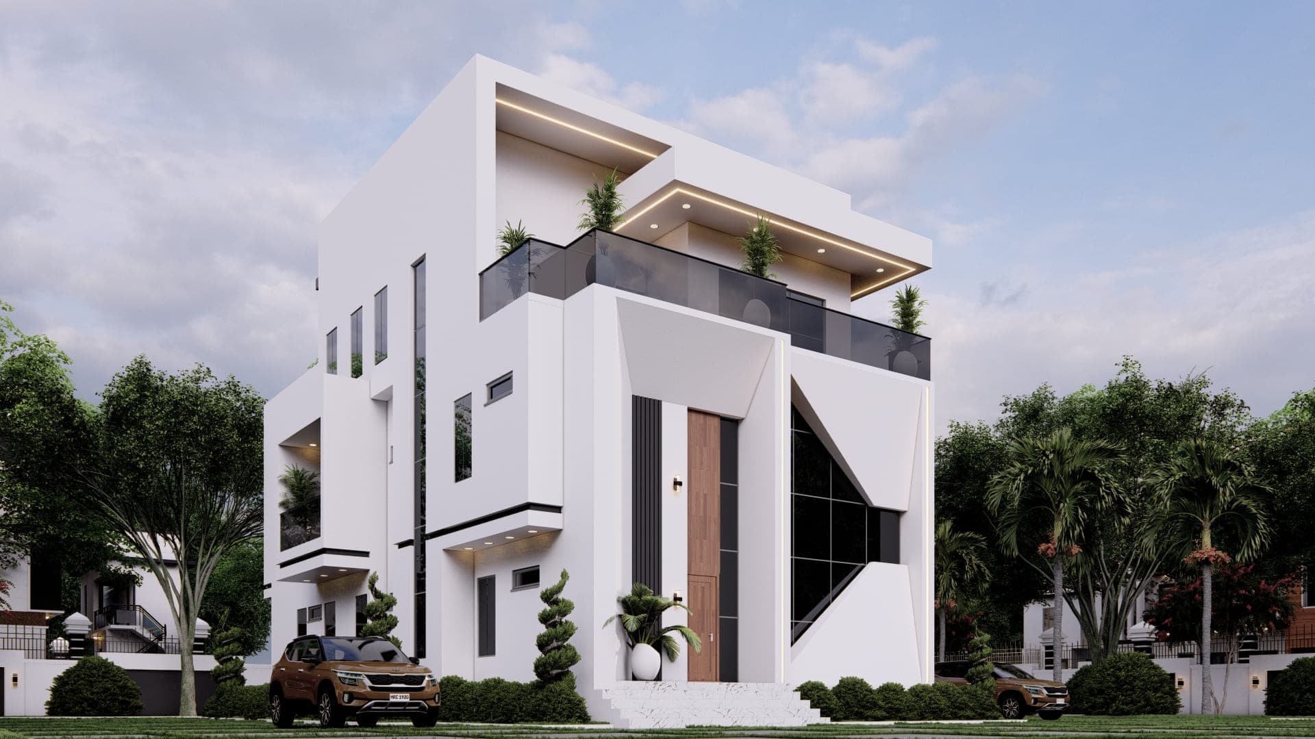 Luxury 6-Bedroom Duplex with Penthouse Master Suite, Cinema, Open Terrace & Double-Volume Living Space-3