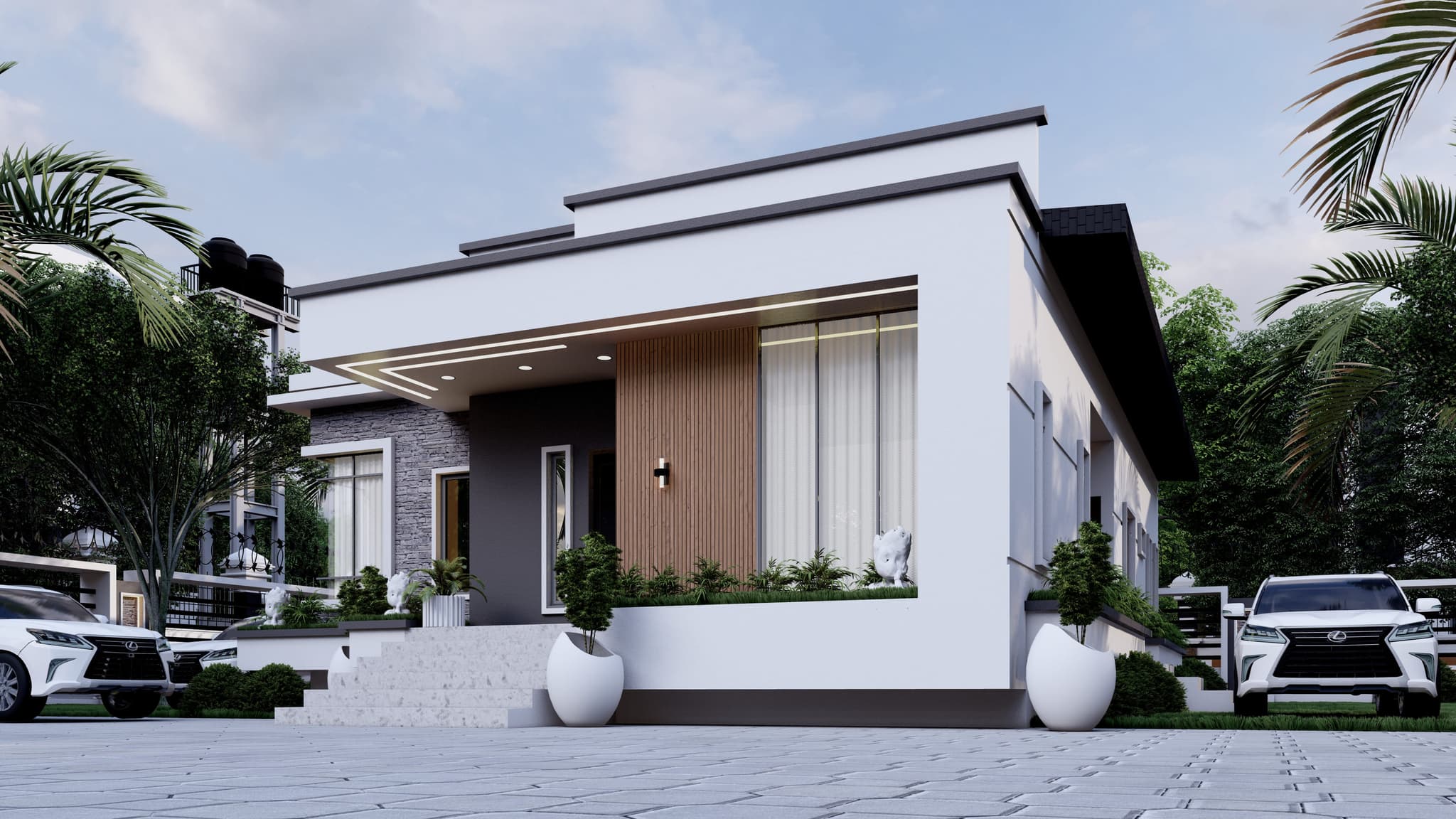 Contemporary 4-Bedroom Ensuite Bungalow with Efficient Zoning-2