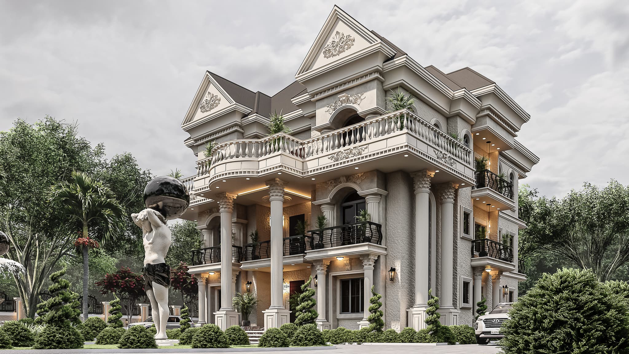 Luxury 12-Bedroom Duplex – Three Levels of Spacious, Modern Living-1