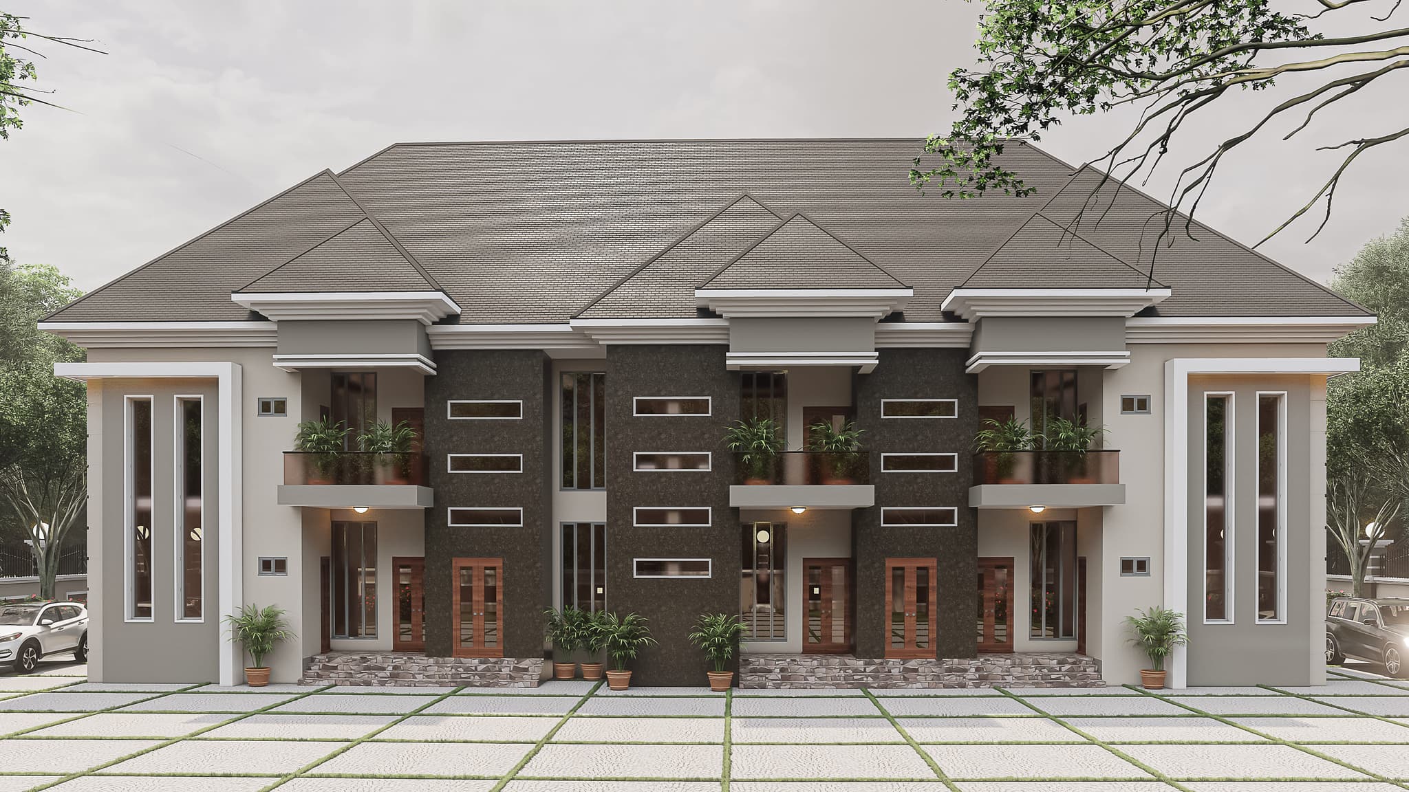 Elegant 6-Unit 2-Bedroom Flats with Spacious Lounges & Sit-Outs-1