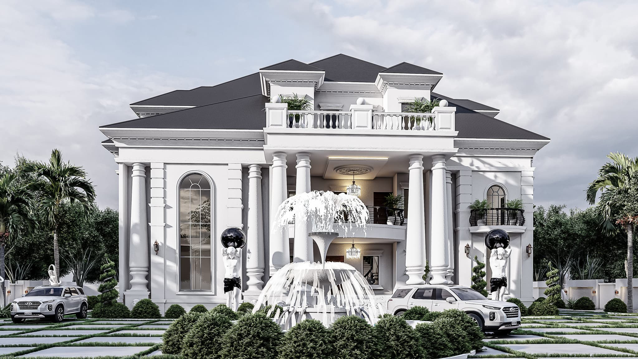 7-Bedroom Presidential Duplex with Pent Floor, Dual Staircases & Multiple Sit-Outs-7