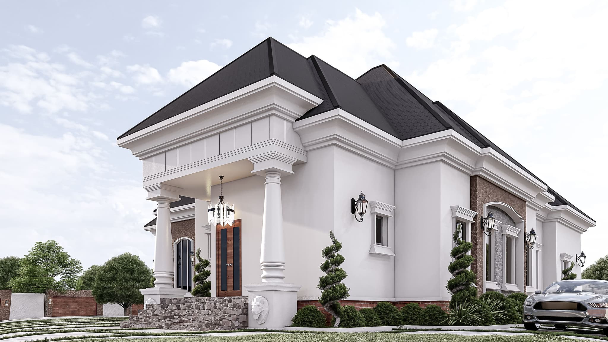 Elegant 5-Bedroom Bungalow with Chapel & Spacious Living Areas-2