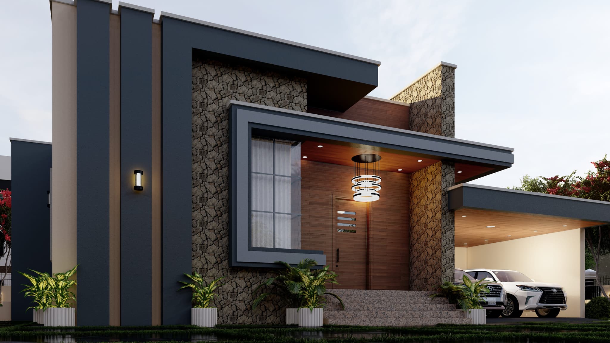 Contemporary 4-Bedroom All-Ensuite Bungalow with Spacious Lounge & Garage-1