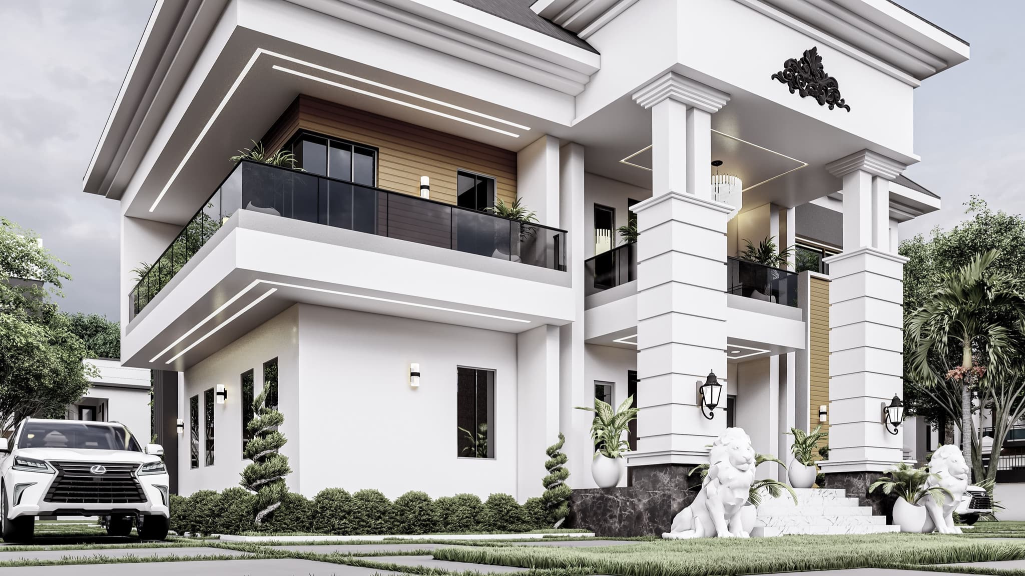 Elegant 6-Bedroom Duplex with Private Sit-Outs, Family Lounge, Kitchenette & Luxury Master Suite-6
