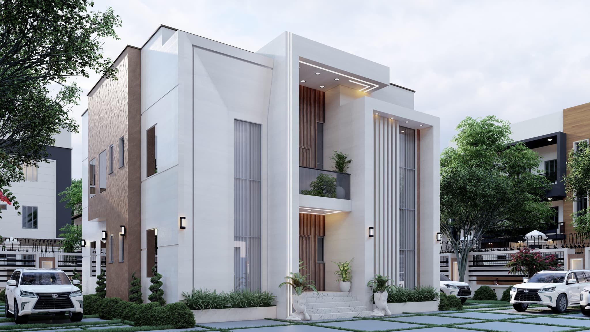 Grand 8-Bedroom Luxury Duplex with Dual-Level Living, Family Lounge & Multiple Ensuite Suites-3