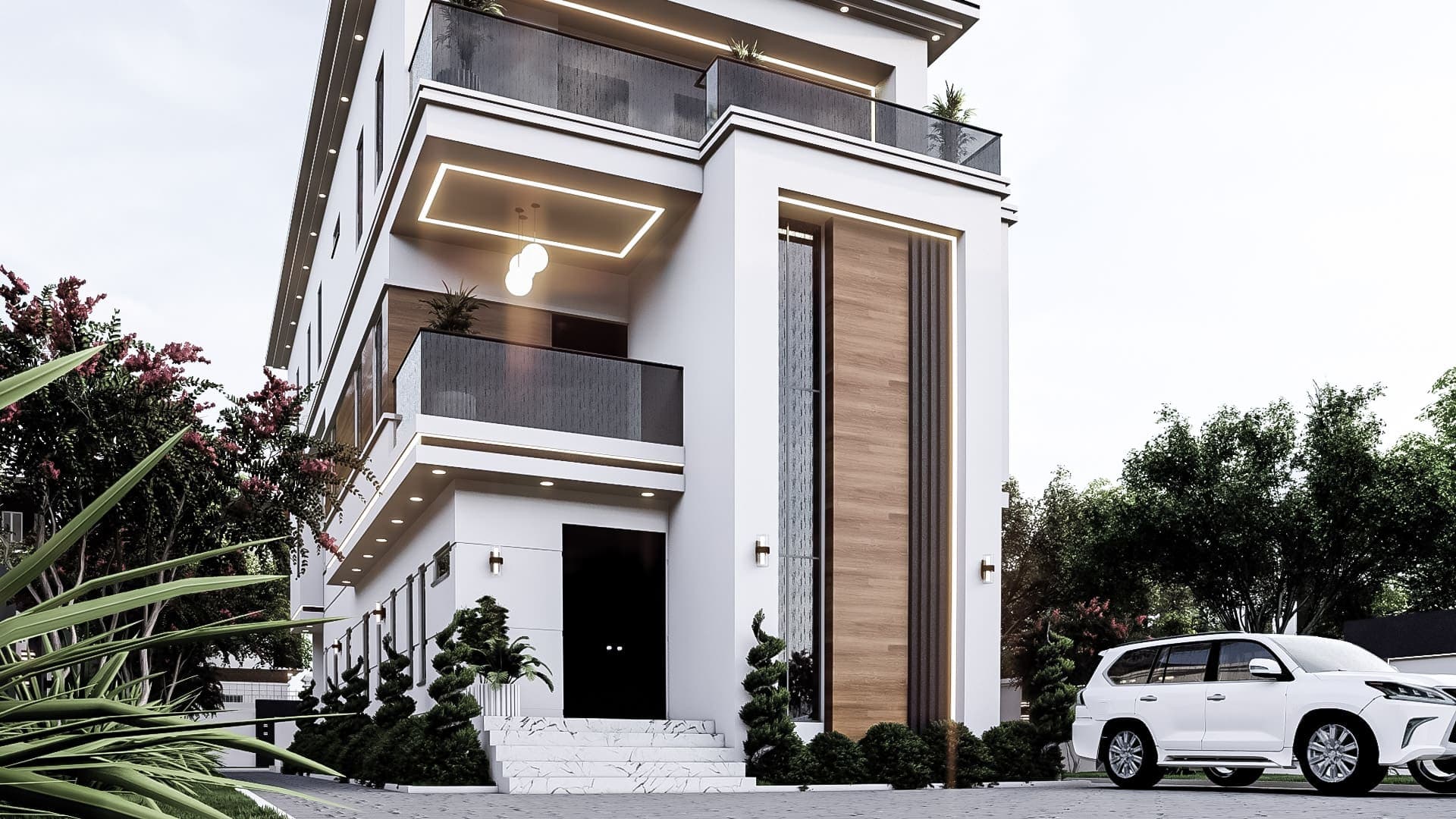 Luxury 6-Bedroom Duplex with Private Upper-Level Twin Suites, Dual Staircases & Servant Quarters-6