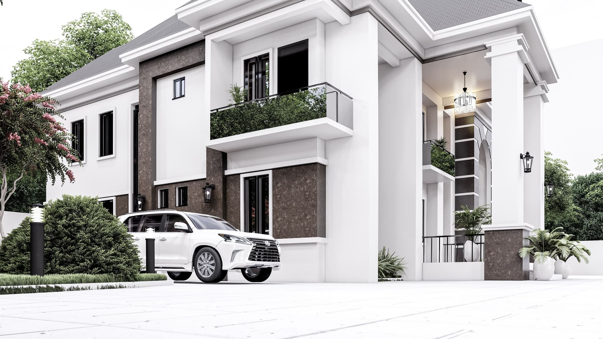 Modern 6-Bedroom Luxury Duplex with Dual Sit-Outs, Family Lounge & Open-View Living Space-2