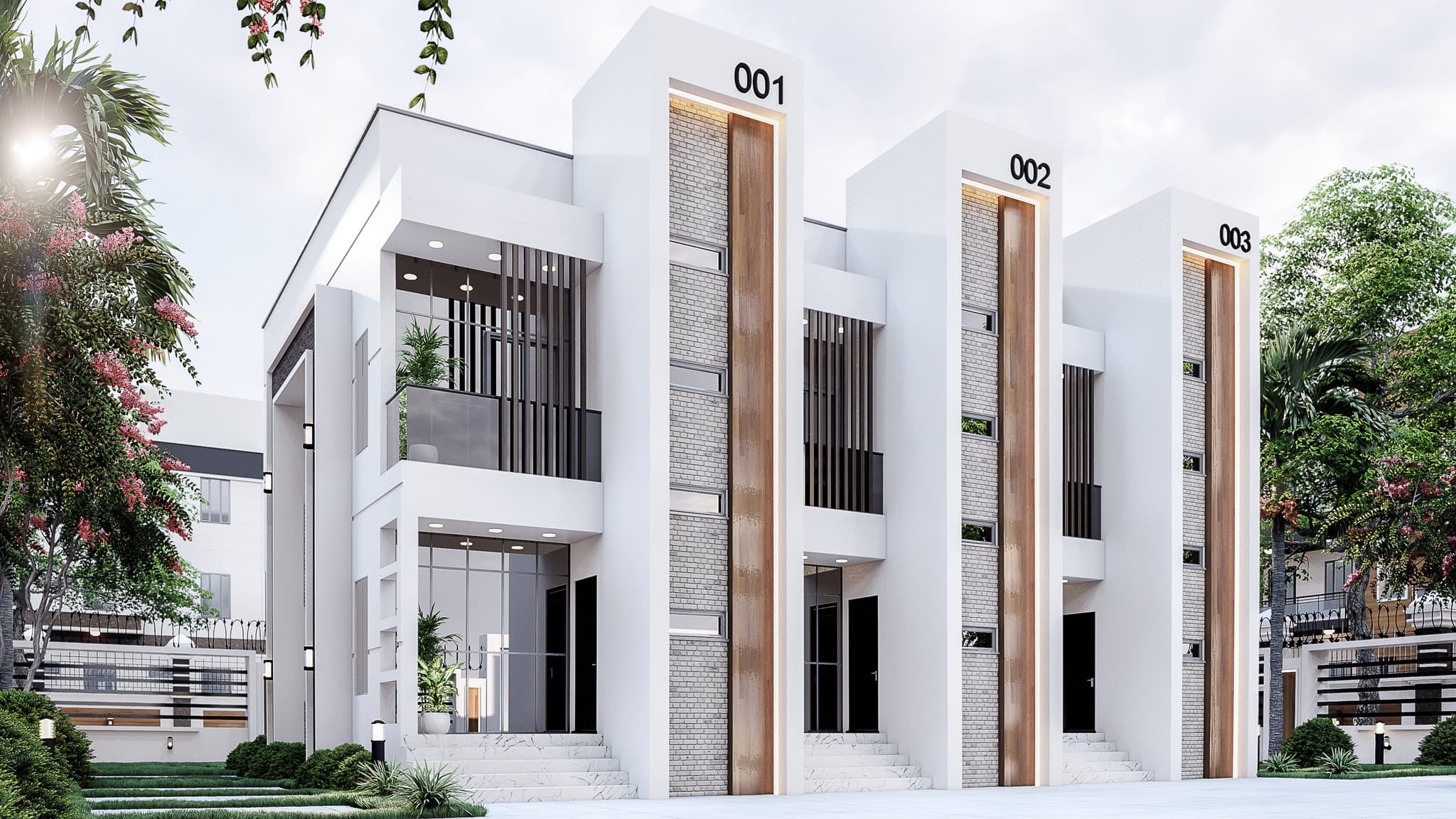 Contemporary Three-Unit 2-Bedroom Duplex – Ideal for Estate or Rental Use-1