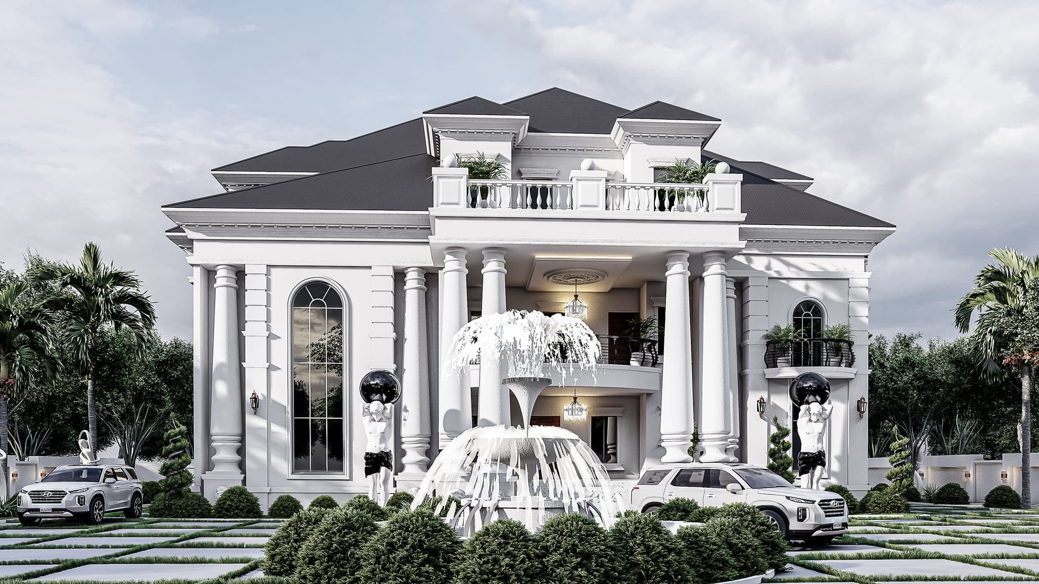 7-Bedroom Presidential Duplex with Pent Floor, Dual Staircases & Multiple Sit-Outs-1