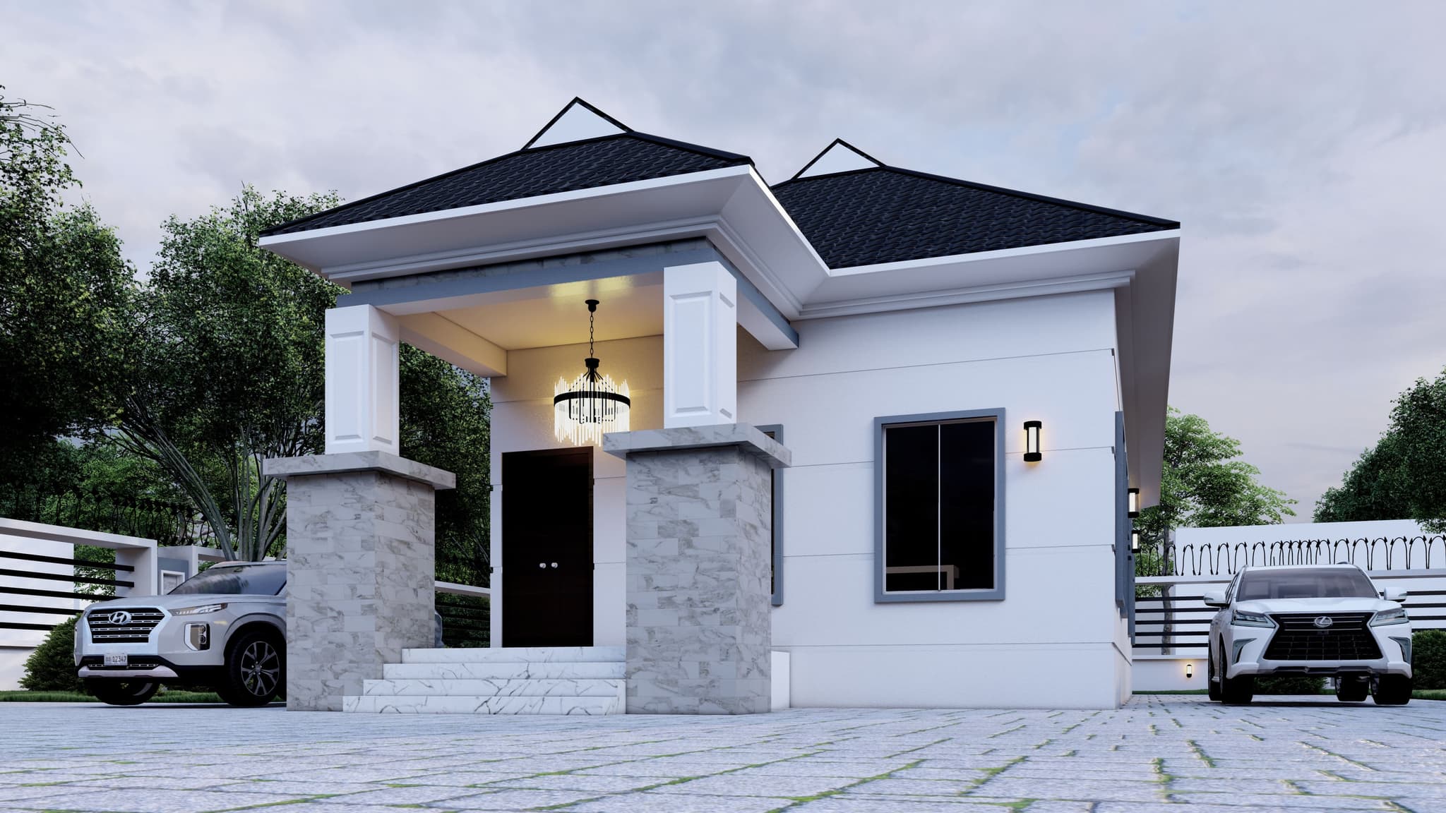 Compact 3-Bedroom Bungalow with a 1-Bedroom Flat Attachment-4