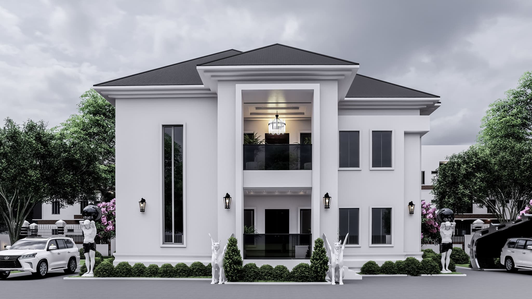 Luxury 5-Bedroom Duplex with Double-Volume Lounge, Grand Master Suite & Dual Staircases-1