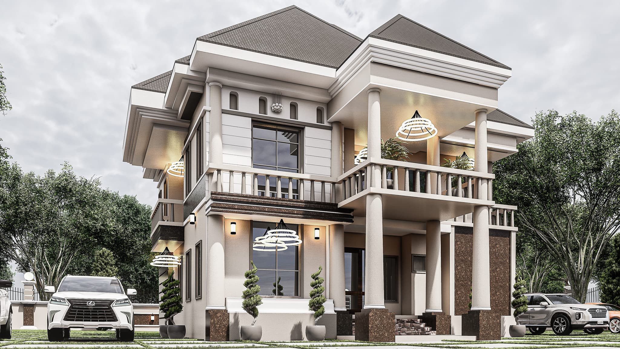 Elegant 4-Bedroom Duplex with Open-View Living Room & Spacious Master Suite-5