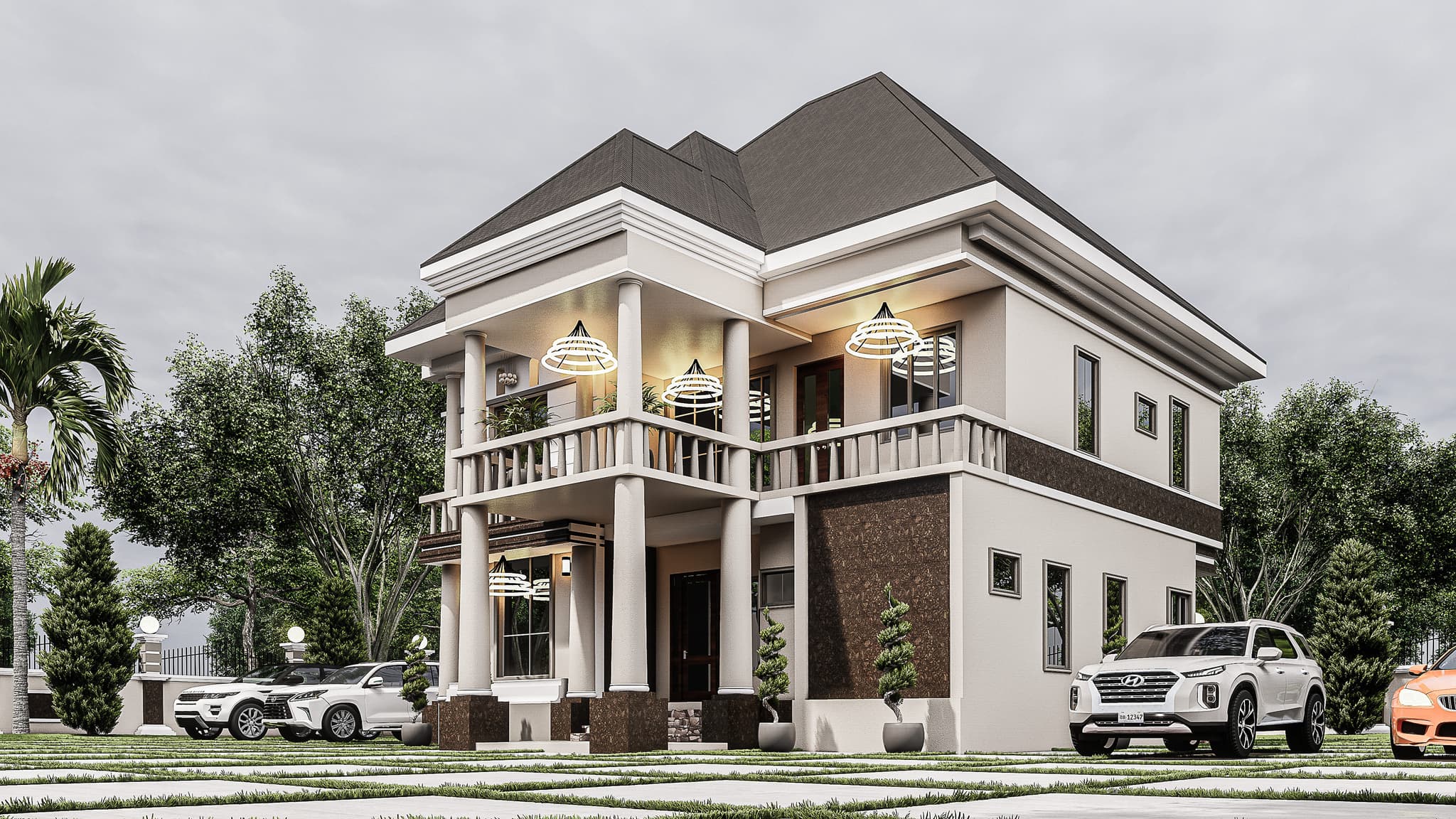 Elegant 4-Bedroom Duplex with Open-View Living Room & Spacious Master Suite-4