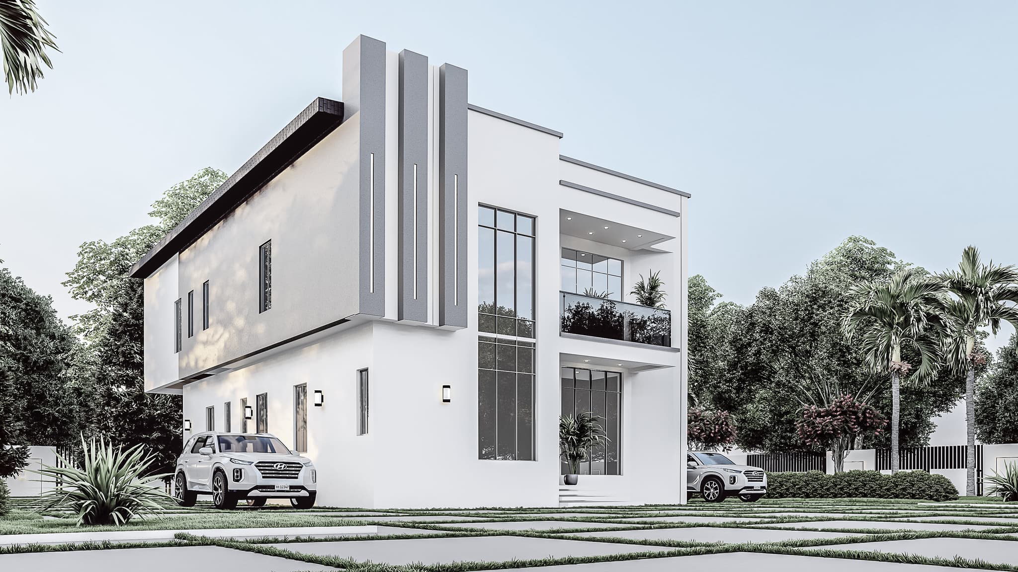 Luxury 5-Bedroom Duplex with Gallery & Double-Volume Living Room-4