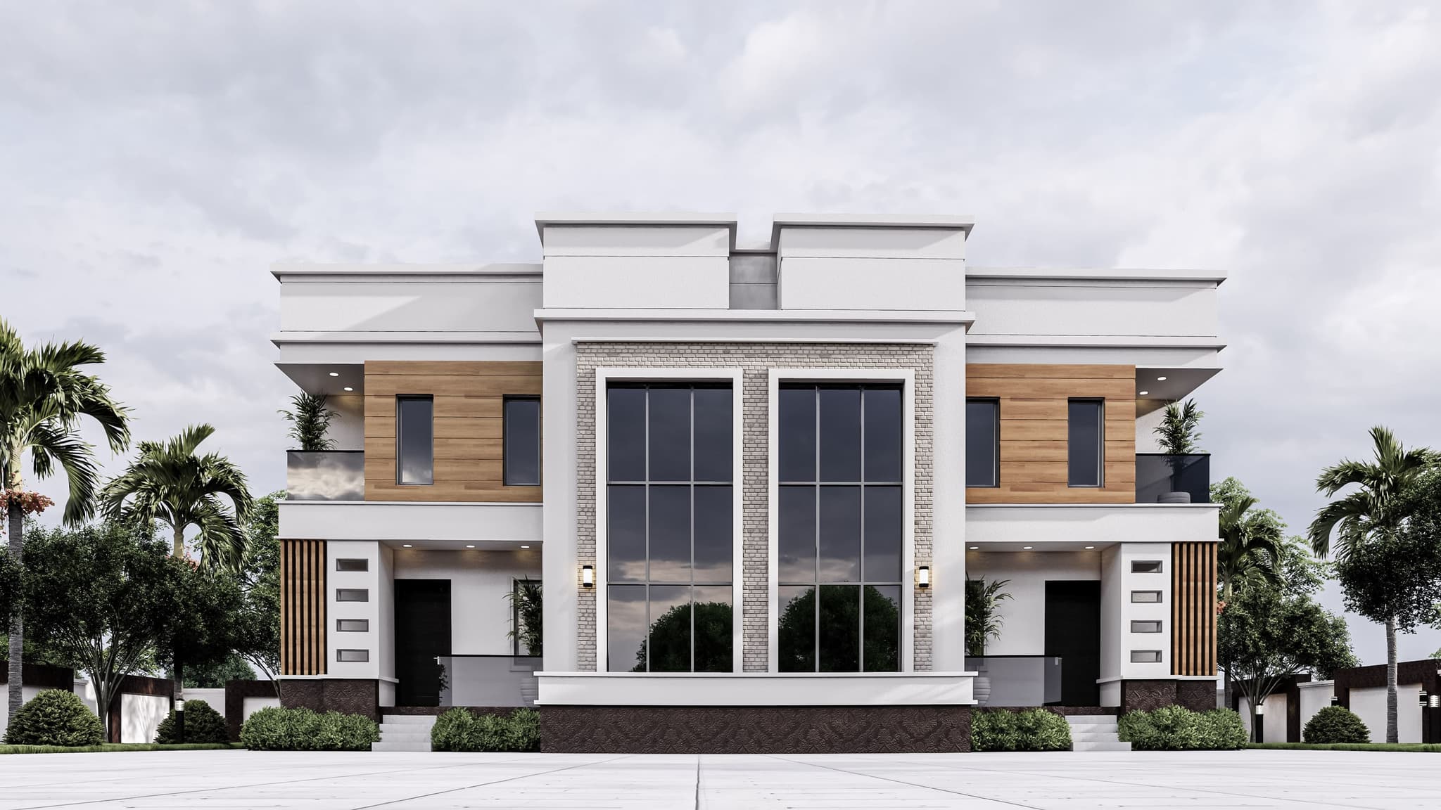 Twin 4-Bedroom Apartment Duplex – Modern Family Living with Dual Elegance & Comfort-1