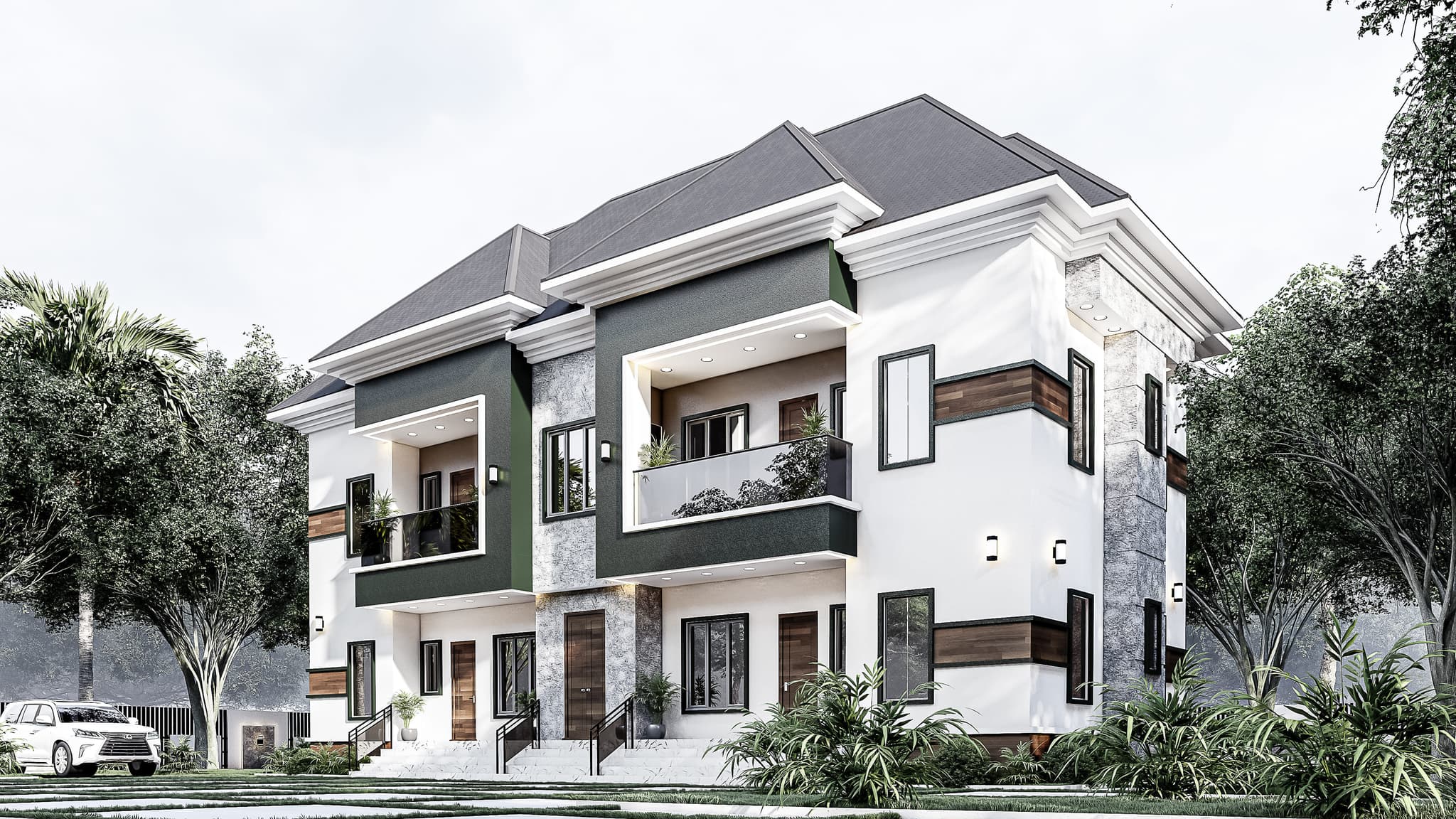 Modern 2-Bedroom Apartment Block – Stylish, Simple & Functional Design-2