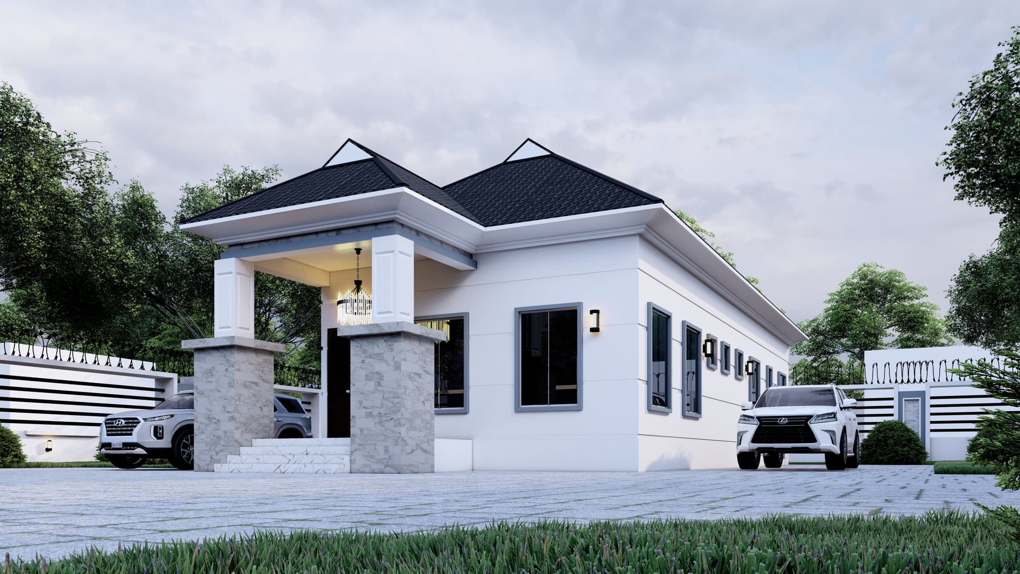 Compact 3-Bedroom Bungalow with a 1-Bedroom Flat Attachment-3