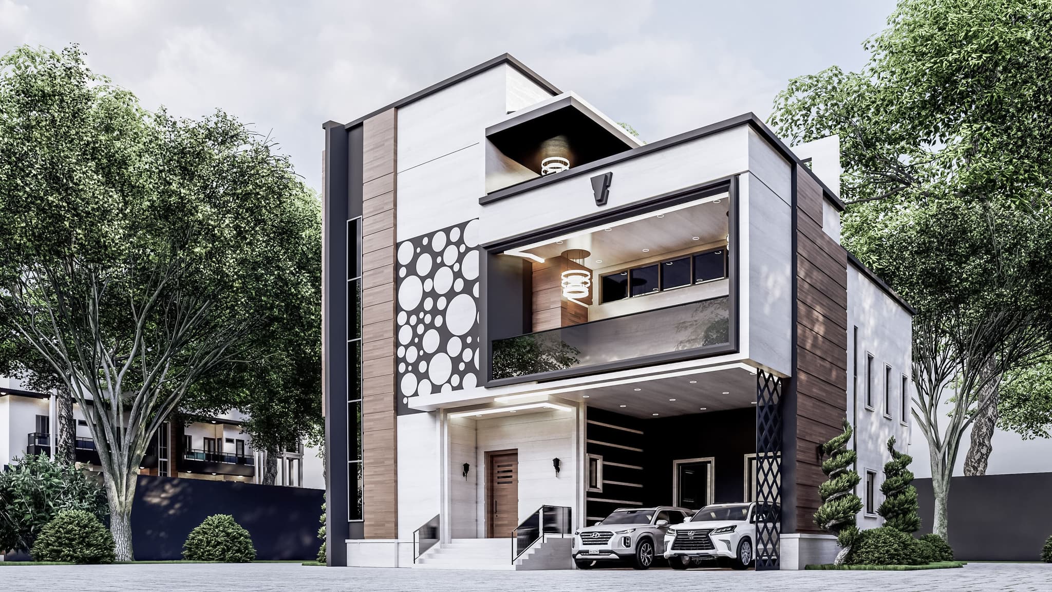 Ultra-Modern 5-Bedroom Duplex with Penthouse Suite, Cinema, Gym, Study & Double-Volume Living Space-4