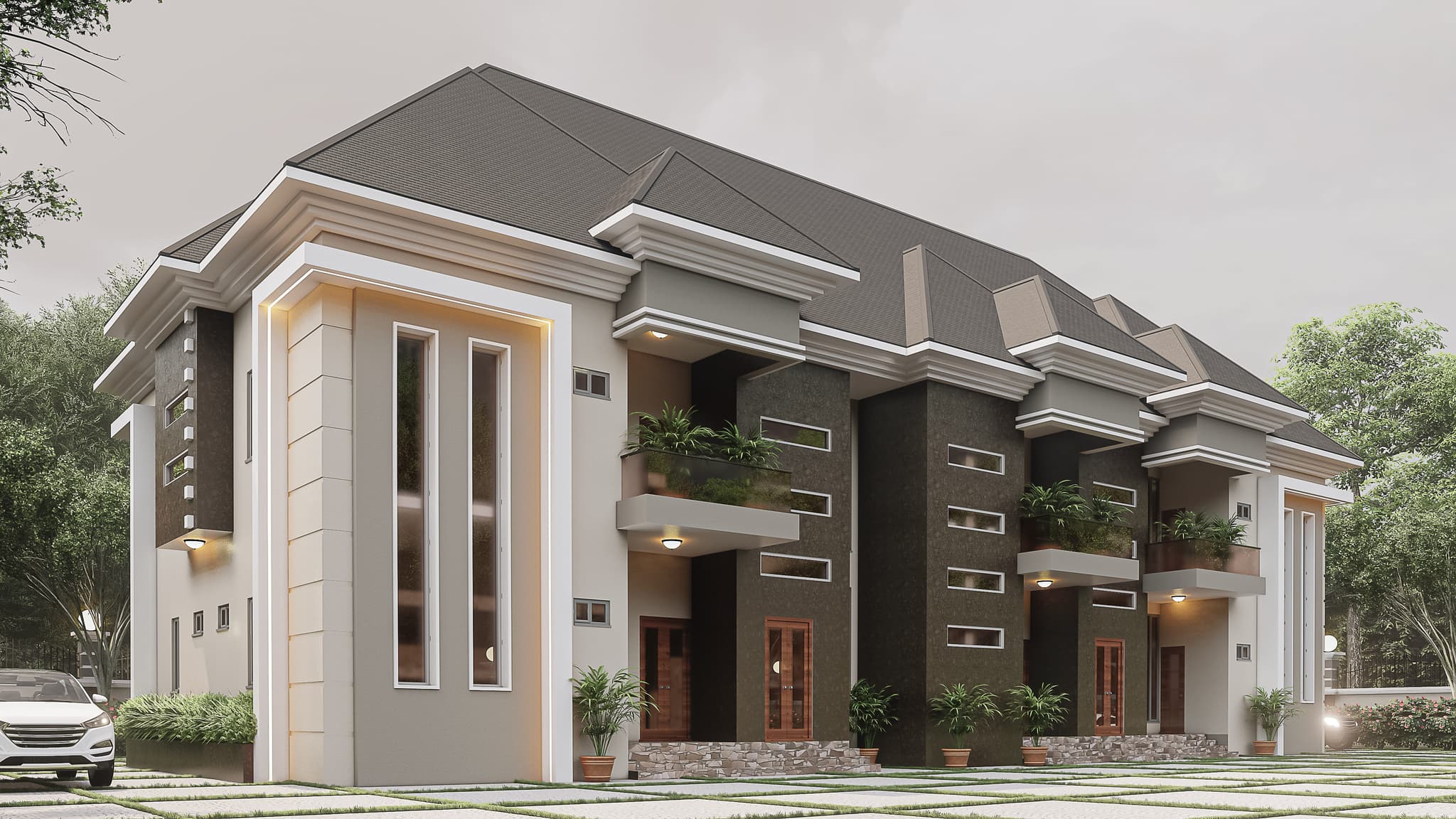 Elegant 6-Unit 2-Bedroom Flats with Spacious Lounges & Sit-Outs-2