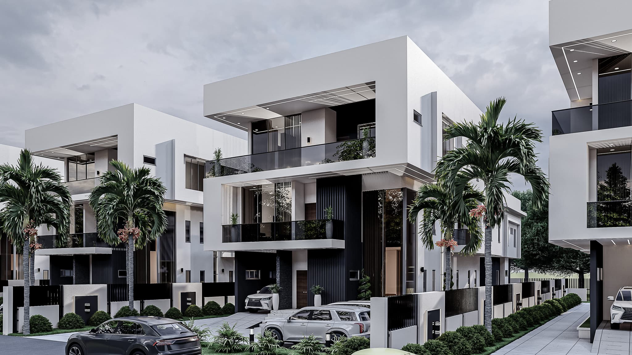Elegant 6-Bedroom Pent-Floor Duplex with Office, Cinema & One-Car Garage-3