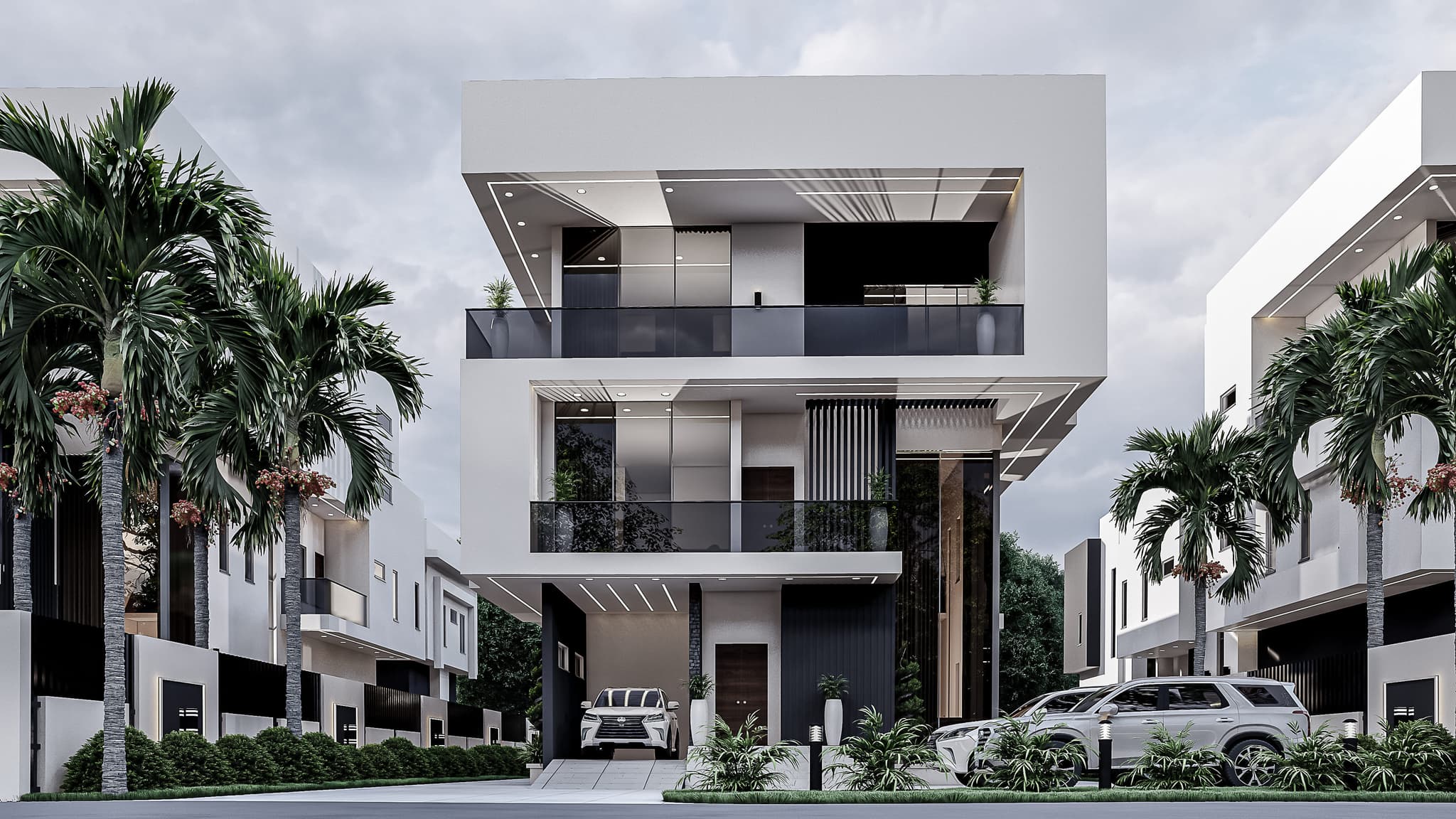 Elegant 6-Bedroom Pent-Floor Duplex with Office, Cinema & One-Car Garage-1